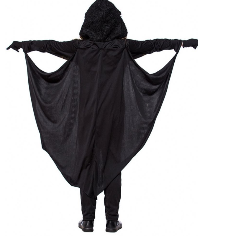 Páistí páistí cultacha cosplay carnabhal medicine cultacha cosplay cosplay Oíche Shamhna unisex dubh bat buí Oíche Shamhna le sciathán aingeal