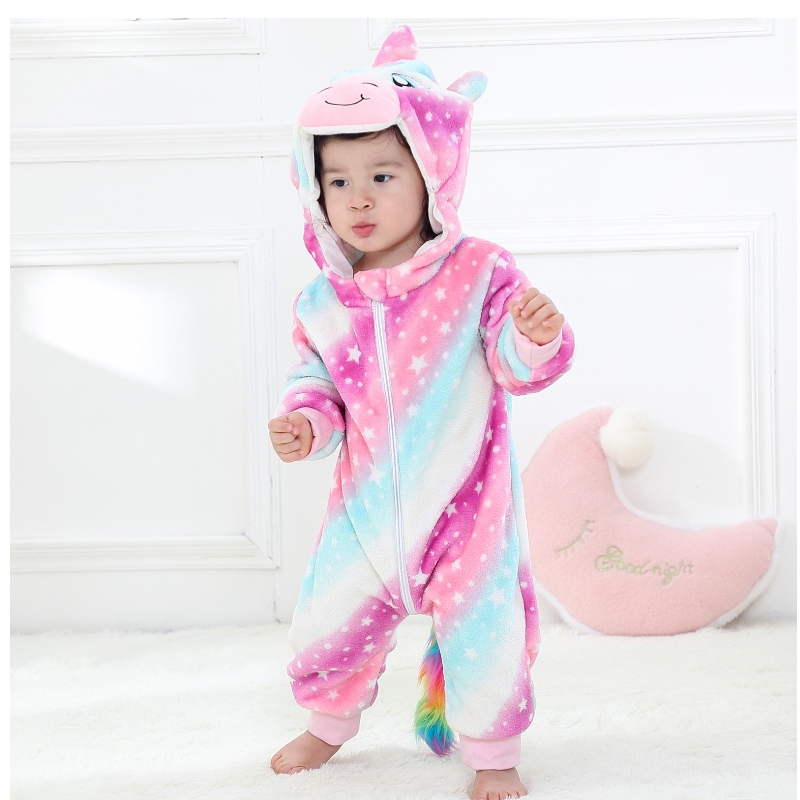 Éadaínaíonán 100% Cotton Ainmhí Gleoite Panda Boy Rompers Leanbh Ainmhithe Cochaillín Kids 'Rompers Píosa Amháin