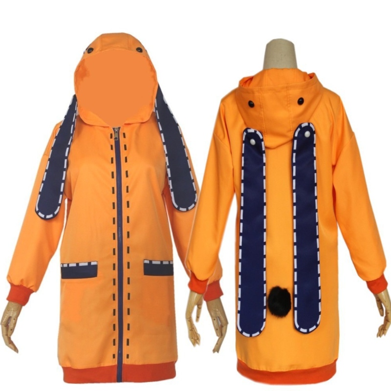 Cóta coinín oráiste gleoite Anime Cosplay Cosplay Feisteasna mBan Hoodie Cailínna mBan