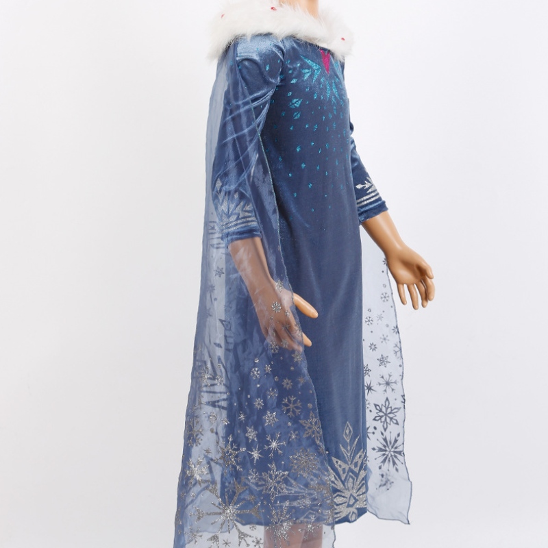 Díolachán te fíor Elsa Princess Gúna Kids Elsa Cosplay Éadaí
