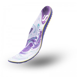 Insole ócáideach PU (corcra)