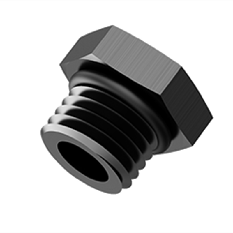 Block Off Cap Male Adapter Paigalduspistik Alumiiniumsulam