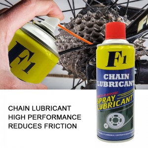 Tootja F1 Chain Lube Määrdeaine Spray tungiv õli Anti-Rust Määrdeaine Spray