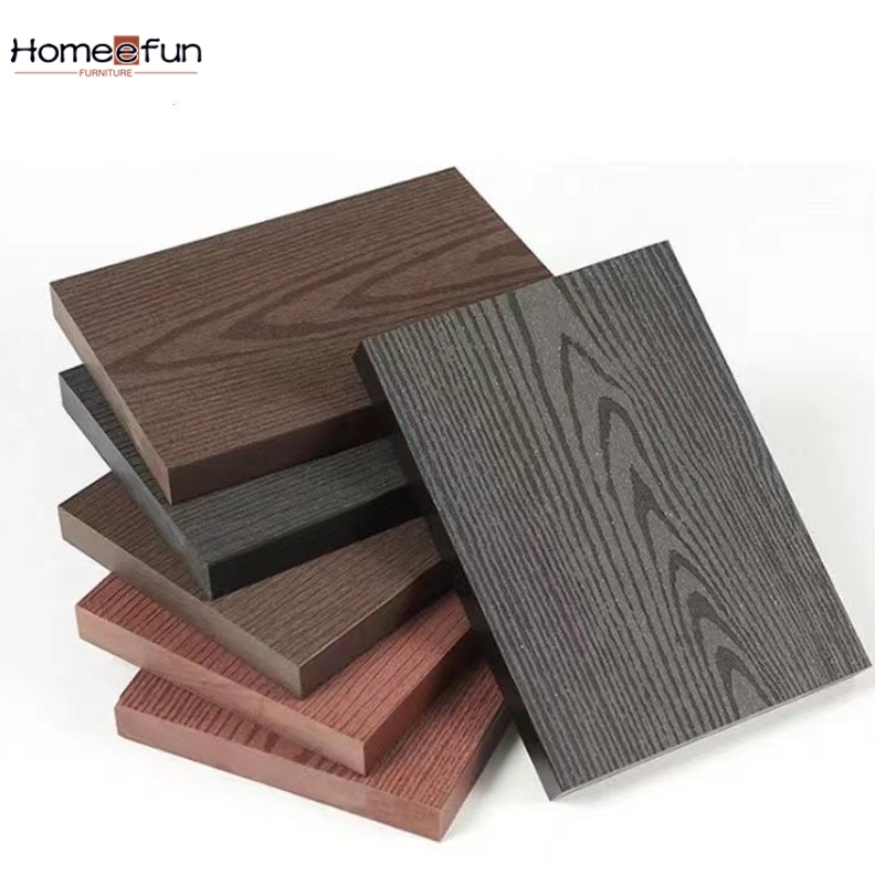 2022 uus 3D WPC Decking puidust plastist komposiit PE Outdoor õõnes tahke Decking põrandad Antiseptik