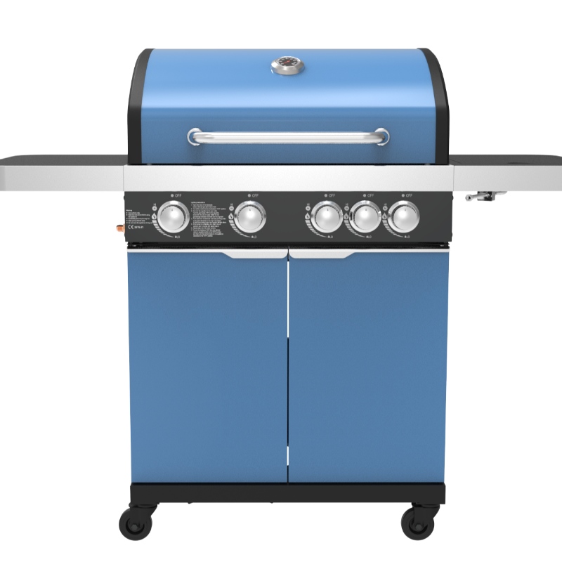 Kuum müük Aed Gaasi BBQ Grill OEM Gaasi ja söe BBQ Grill kappidega Roostevabast terasest Gaasigrill Grill