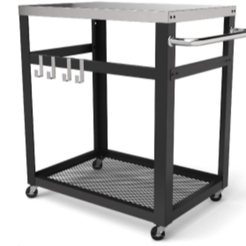 Multifunktsionaalne eemaldatav köögi riiuli korraldaja hoiuruumi Köögi töölaud 2tks 6 tolli PE rattad