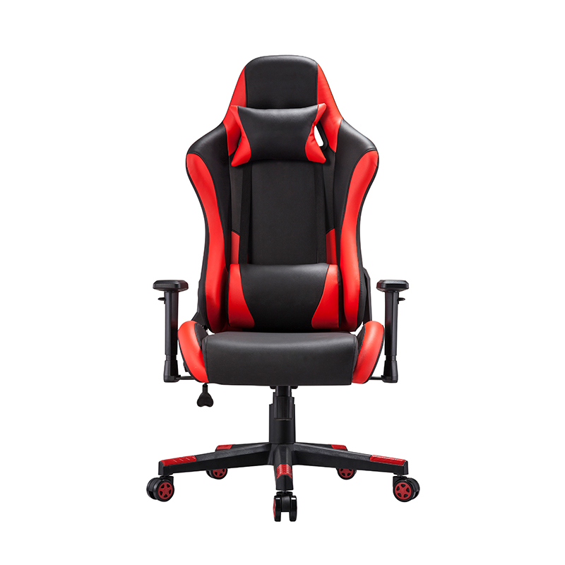 Cathaoir Cearrbhachais Rásaíochta Leathar Gamer PU Cathaoirleach Foldable Oifig Cearrbhachais Ríomh Cathaoir Cearrbhachais le Solas LED