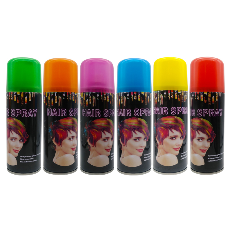Dath gruaige spraeála aerasóil spraeála glitter dath gruaige