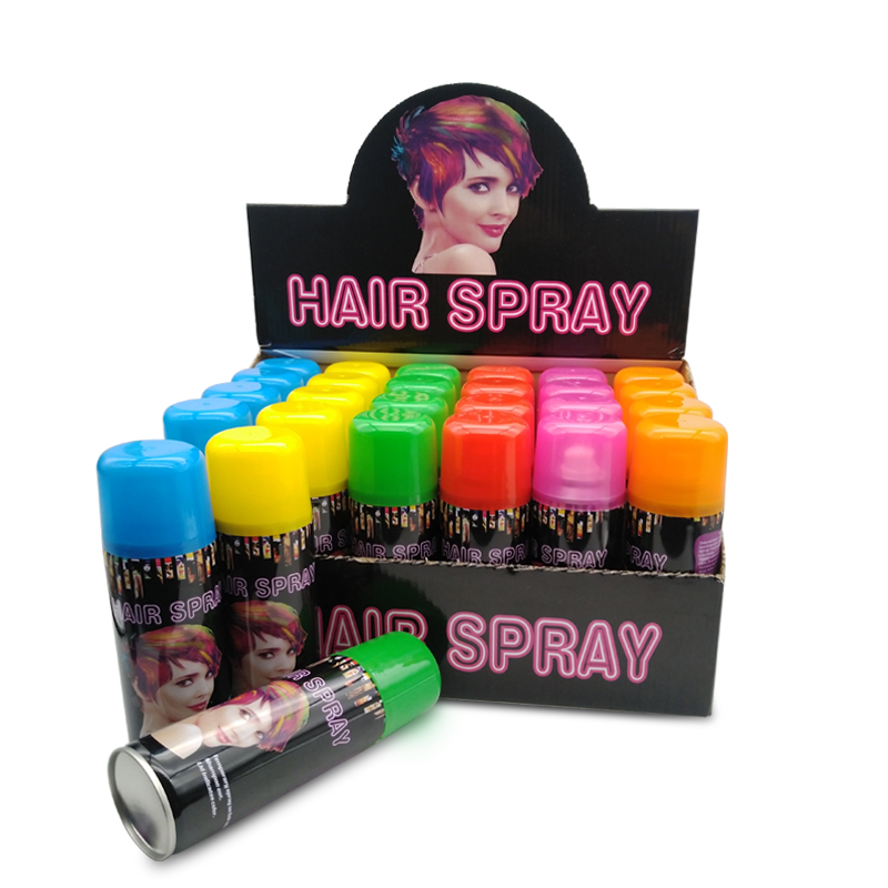 Dath gruaige spraeála aerasóil spraeála glitter dath gruaige