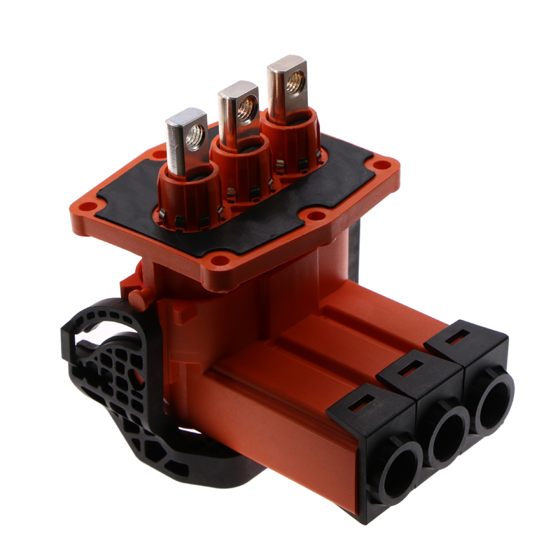 Feithiclí Fuinnimh Nua Ceanglóir Reatha Ard Reatha 200A 3 Pholl Plug Plug Plug Ceanglóir Láimhseáil