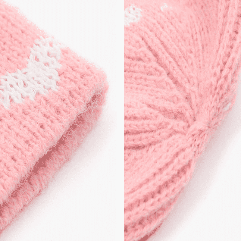 Snáth Machnamhach Jacquard Cniotáilte Hat