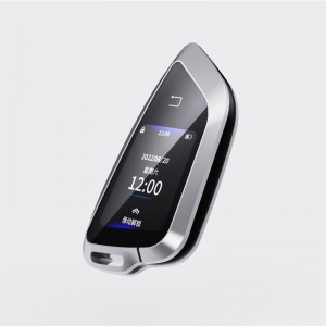 Eochair ghluaisteáin chliste LCD, uasghrádú iontrála keyless, eochair ghluaisteáin ghluaisteáin ghluaisteáinn díghlasáil tosaithe gluaisteán iargúlta, eochair gabhálais frith -ghadaíochta athsholáthair FOB, taispeáint lóg...