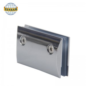 Poll dúbailte cambered 0 chéim clamp gloine