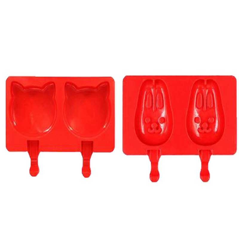 Múnlaí uachtar reoite cistin gadget bia grád bia silicone páistí silicone sealbhóir tráidire uachtar reoite éasca le glanadh 2or3 cuasa cruth carton