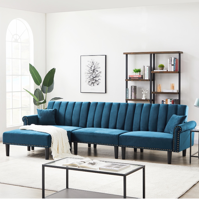 Kangas Chaise Sectional Sofa Elutuba Diivanvoodi