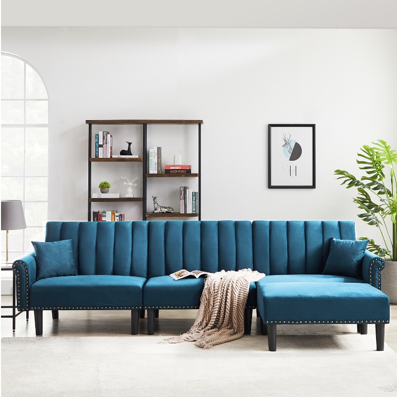 Kangas Chaise Sectional Sofa Elutuba Diivanvoodi