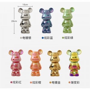 Béar croí pléascach ceirmeach leictreaphlated