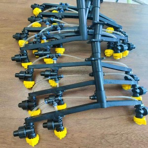 Tá éifeacht mhaith ag an mbrú brú talmhaíochta, samhailnua, ar líne le héifeacht mhaith