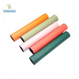 PU Rubber Yoga Mat Mat Mórdhíola, Tacaíonn sé le Lógó agus Patrún saincheaptha, Tiús 4mm N5mm Is féidir le Mata Folláine um Chosaint Comhshaoil ​​Nádúrtha a bheith gan duillín gan duillín