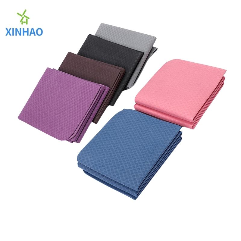 Mata Taistil Foldable Mórdhíola Yoga 4mm Tiús N5mm Éasca le hiompar chuig Cleachtadh Ranga, Rest Office, Camping Park