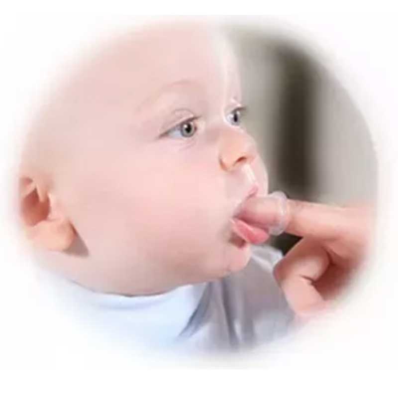 Bristle bog páistí silicone leanbh leanbh bruscar fiacla cúram fiaclanaíonán