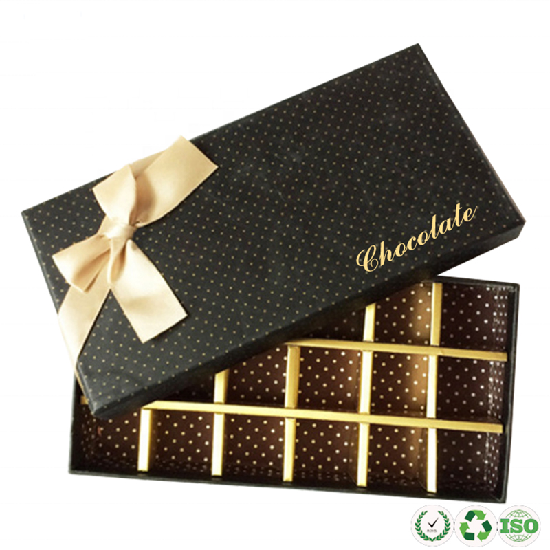 Pacáistiú bosca bronntanais candy páipéar seacláide saincheaptha