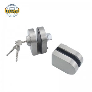 Gloine Frameless Tráchtála le Gloine Swing Dúbailte Sleamhnáin Le heochracha Slándáil Cruach Dhosmálta Glas Doras Gloine Príomh -Ghloine