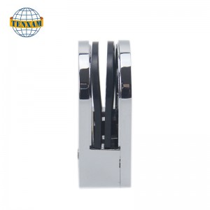 Díol te seomra folctha cruach dhosmálta gloine clamp gloine gloine gabhálais crua -earraí crua -earraí clamp ráille gloine