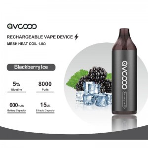Gléas vape athluchtaithe Avcooo 8000 puffs