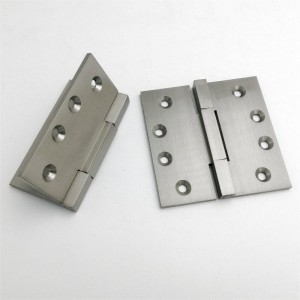 HN602 (2-phacáiste) 4 orlach Soladach Cearnóg Cearnóg Ball Ball Bearing Mortise Hinges Doras Dualgas Trom Hinges