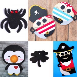 Bileoga cúr datha DIY Ardchaighdeáin Eva