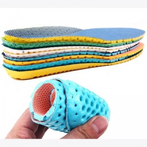 Eva breathable ag rith ingcomb insoles cuimhne cúr insole bróga spóirt unisex insoles insole