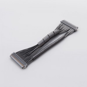 Samtec 1.27 Páirc ISDF-05-D CC03M-2830-G Dúbailte Dúbailte Plated Plated Plated Críochfoirt Saincheaptha Ceanglóir Cábla Ceanglóir