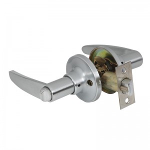 7302 Láimhseáil Doras Príobháideachta le Pláta Latch Inbhainte, Glas Luas Luas Doras Miotal Gach Socraigh don Seomra Leapa agus don Seomra Folctha