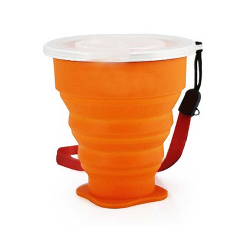 Campáil Taistil Campáil Cruach Dhosmálta Silicone Corn Foldable Corn Campála Folding Silicone le Craibíní Corn Óil atá in -fhairsing le haghaidh Taisteal Hiking Allamuigh