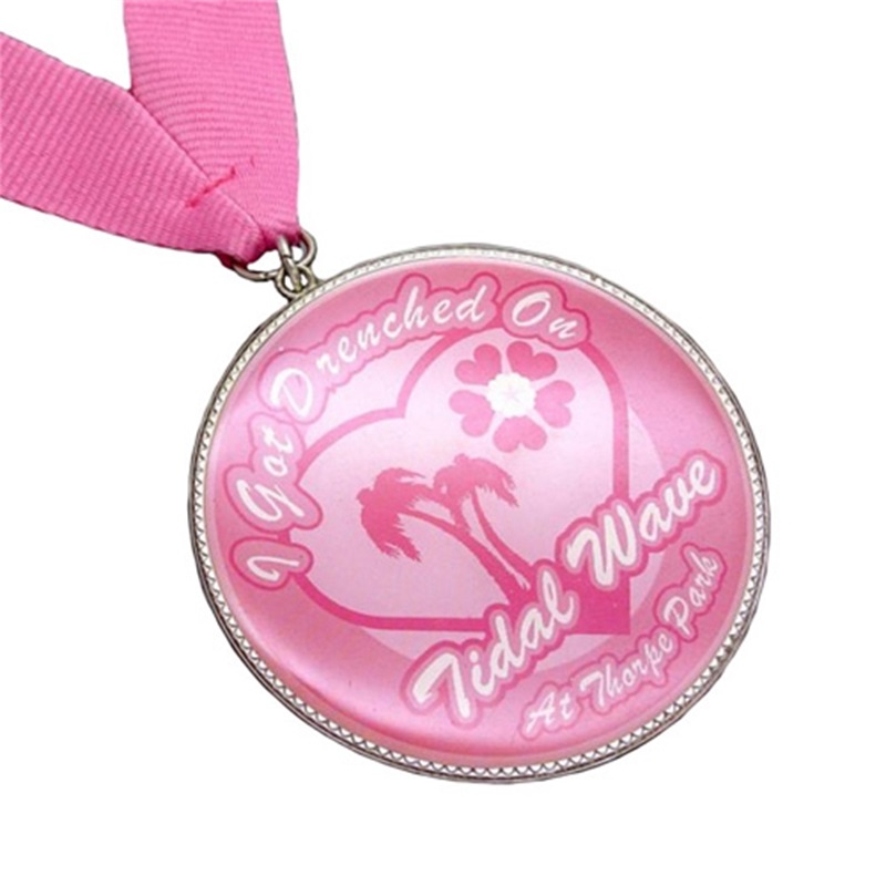 Priontáil Pink Bonn Rith do Mhná Bonn Marathon Spóirt Miotal Custaim le Ribín