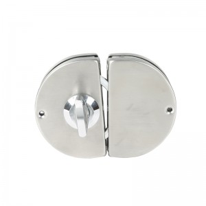 GDL001 201 Cruach dhosmálta Cruach Dhosmálta Tráchtála Miotal Durable Chrome Doras Gloine Frith-Glas Slándála Frith-Ghoid, Swing Dúbailte Brúigh Frameless Frameless Glas Glas Geata Sleamhnáin