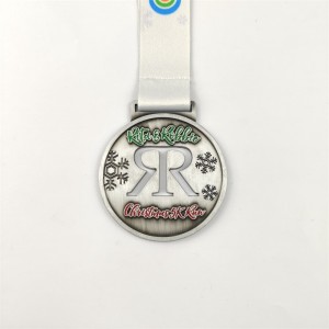 Boinn airgid órga agus cré -umha bronntanas boinn saincheaptha don Nollaig