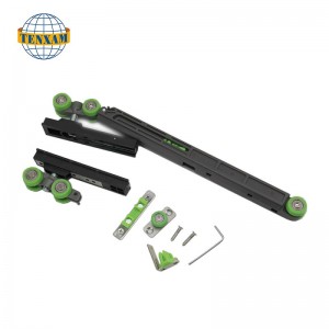 Cruach dhosmálta Sleamhnáin Doras Sleamhnáin Rothaí Crochta Sorcóir