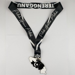 Gradaim Onórach Pearsantaithe Saincheaptha Miotal 3D Bonn Rás Spóirt Plátáilte Óir