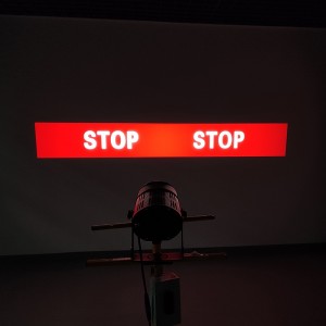 Soilse fógraíochta lógó saincheaptha Teilgeoir Gobo 300W 300W