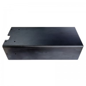 Próifílí easbhrúite anodized dubh, CNC Milling Páirteanna ardchruinnithe