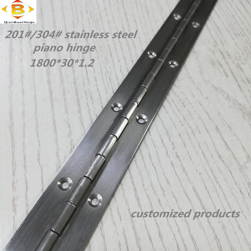 hinge fada saincheaptha 201n304n tiús 1.2mm cruach dhosmálta pianó tiubh pianó hinge comh -aireachta leanúnach hinge pianó comh -aireachta leanúnach