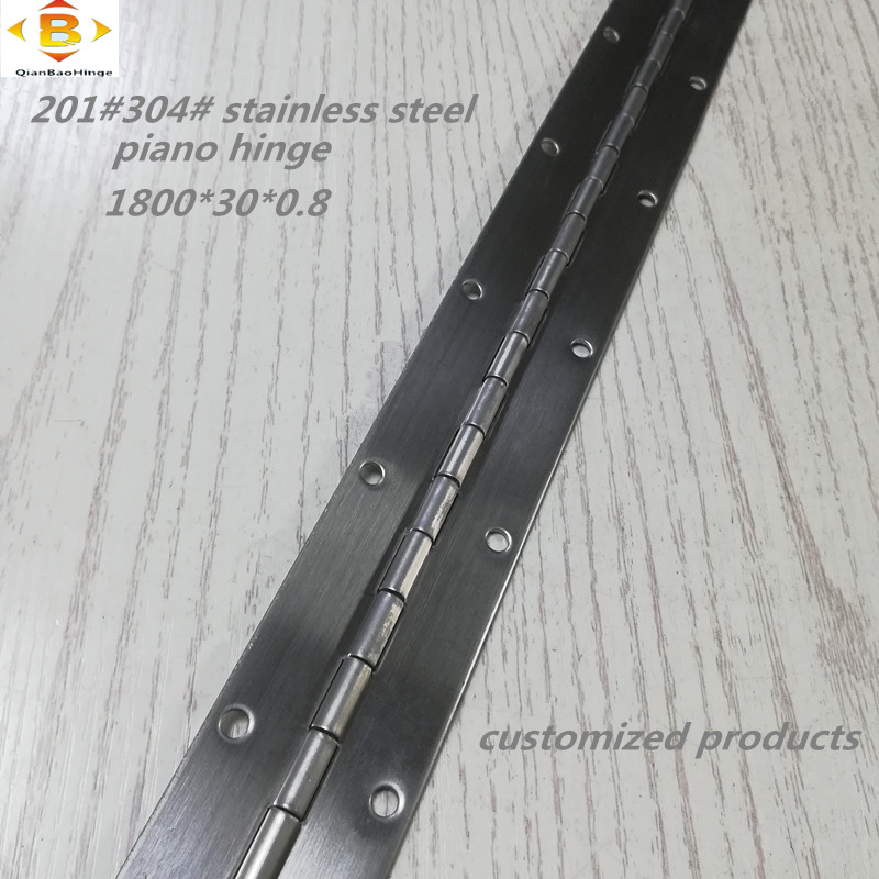 hinge fada saincheaptha 201n304n tiús 0.8mm cruach dhosmálta pianó tiubh pianó hinge comh -aireachta leanúnach hinge pianó comh -aireachta leanúnach