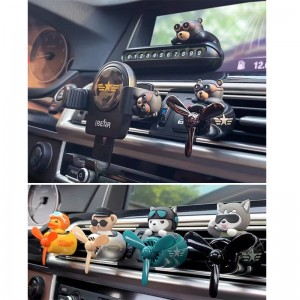 Accessories Auto Intí Cumhrán Diffuser Carrar Aeir Freshener Bear Scents Píolótach Scents Aeir Freshener Asraon Cumhra Freshener Aeir