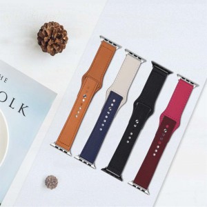 Tá fíor -strap leathair, an t -eangach breathable agus buan, faiseanta Qianniao, strap dath beag, úr agus soladach, etc. oiriúnach do uaireadóirí úll, Samsung, Huawei agus Xiaomi, 38mm, 40mm. 42mm