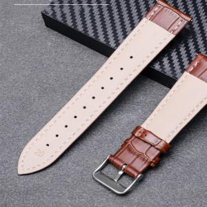 Tá fíor -strap leathair, an t -eangach breathable agus buan, faiseanta Qianniao, strap dath beag, úr agus soladach, etc. oiriúnach do uaireadóirí úll, Samsung, Huawei agus Xiaomi, 38mm, 40mm. 42mm