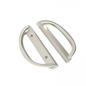 Sraith Láimhseáil Doras PATIO Sleamhnáin, D Cruth, Neamh-Keyed (Spacáil Poll 3-15 N16 ”)