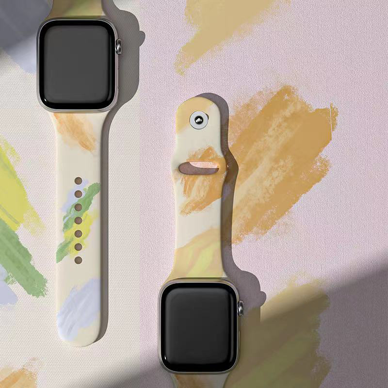 Priontáil Strap Spórt Silicone Sport Watch Strap do Iwatch