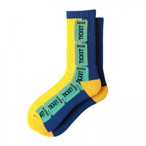 Lipéad príobháideach saincheaptha spórt breathable ag ionsú criú stocaí rothar rothaíochta rothaíochta